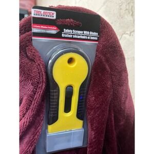 Tool Bench Hardware Safety Scraper With 5 Extra Blades Yellow Black